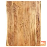 Table Cover with Wood Grain Pattern
