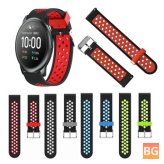 Breathable Silicone Smartwatch Strap for Xiaomi Haylou Solar