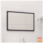 Gray Bathroom Mirror - 23.6