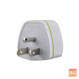 GOGOMM Socket for World Travel Plug Adapter - Pure Copper