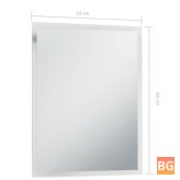 LED bathroom mirror - 50x60 cm