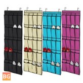 Shoe Rack with 20 Space-saving Grid Stripes - Multifunctional Clothes Storage Bag