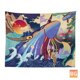 Tapestry Wall Hanging Background - Sea Wave