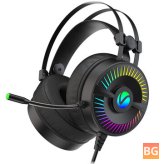 W.Hunter G500 Gaming Headset - 50mm Speaker Unit with 5D Surround Sound
