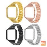 Stainless Steel Watch Band for Fitbit Blaze Tracker