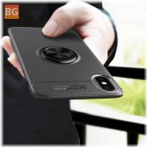 Rotating Ring Grip Kicktand Back Cover for iPhone XS 360º