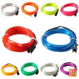 Xmas Neon Wire Rope Strip Light - 3M EL