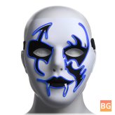 Halloween Mask LED Flashing Face Mask Party Masks