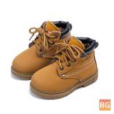Baby Kids Girls Fur-lined Snow Boots