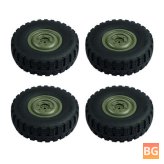 Unimog RC Car Spare Tires and Wheels Set