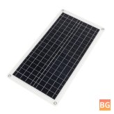 Solar Panel + Alligator Clip + Cable Kit