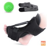 OUTERDO Foot Drop Orthosis with Fitness Ball and Plantar Fasciitis Night Splint
