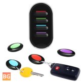 4-in-1 Anti-Lost Alarm Smart Tag Tracker for Child Wallet - Key Finder Locator with LED Flashlight