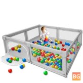 360° Playpen with Safety Fence - Baby Playpen