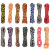Rainbow Paracord - 100ft/30m, 7 Strand for Camping, Hiking, EDC