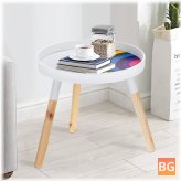 Sofas and Tables for Living Rooms - Modern Round Coffee Tea Side Sofa Table