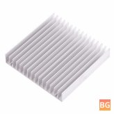 100mm Aluminum MOS Tube Heat Sink with 16 Fins