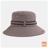 Sunshade Hat Bucket Hat with Cotton Embroidery