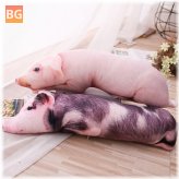Kids' Sofa with a Sleeping Pig on the Cover - Cotton