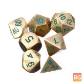 Metal Role Playing Game Dice - Pure Copper Polyhedral