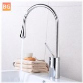 Rotating Copper Faucet with Water Drop Style for Bathroom and Kitchen Use