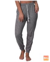 Workout Pants for Women - Yoga Sweatpants with Pockets