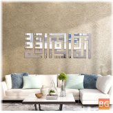 Eco-Friendly 3D Mirror Wall Decals for Home Decor