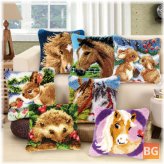 Pillow Case with Funny Animal Pattern