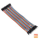 20cm Male-Male Jumper Cables (200-Pack)