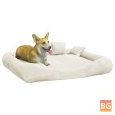 Cushion Bed for Dogs - 135x110x23 cm - Oxford Fabric Beige