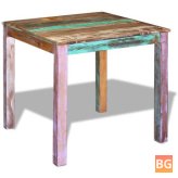Dining Table - Solid reclaimed wood 31.5