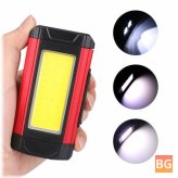 LED Work Light - Portable Lamp with Rechargeable Flashlight