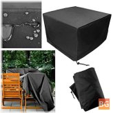 Waterproof Folding Cover for patio furniture - Black
