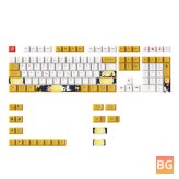 Cherry Profile PBT Keycaps for Mechanical Keyboards - 128 Keys