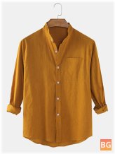 Cotton & Line Shirts - Solid Colors