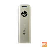 HP USB3.1 Flash Drive - Push-pull Pendrive with Max 300MB/s, 512GB, 256GB, 128GB, and 64GB