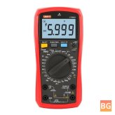 UNI-T Digital Multimeter with True RMS, Manual Range, and Backlight