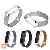 Milan Stainless Steel Watch Band for Xiaomi Mi Band 4 - Black