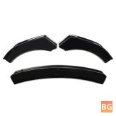 ForCar Glossy Black Front Lip Chin Bumper Body Kits