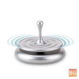 Water Drop Hand-Twisted Gyro Stainless Steel Sandblasting Version Desktop Spinner Spinning Tops Toys for Adult