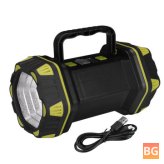 Work Light with 8 modes - waterproof, searchlight, usb, rechargeable, light, led, head