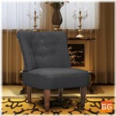 Fabric Gray French Chair