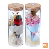 Lamp with Remote Control - Bloom LED Rose Bottle Lamp