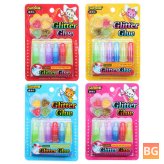6-Pack of DIY Slime Jelly Glue Pens - Gift Collection