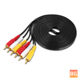 Audio/Video Cable - BAYNAST 10m 3RCA to 3RCA