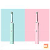 Soft toothbrush with vibration and water resistant protection