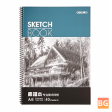 Art Sketch Pad - 40 Pages - Pure Wood Pulp