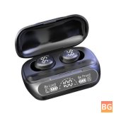 MD598 Bluetooth Earphones - LED Digital Display - Stereo Smart Touch HD Calls In-Ear Sports Headphones