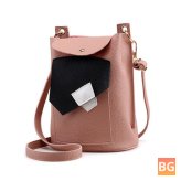 Women's PU Leather Cute Phone Bag Trendy Mini Crossbody Shoulder Bag