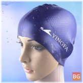 Women's Men's Universal Silicone Swim Cap Waterproof Hair Ear Protection
